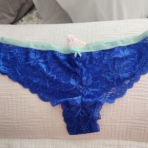 Blue Lace Women's Panties